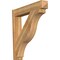 Ekena Millwork Funston Arts & Crafts Rough Sawn Outlooker, Western Red Cedar, 8"W x 42"D x 42"H OUT08X42X42FST03RWR - alternate 1